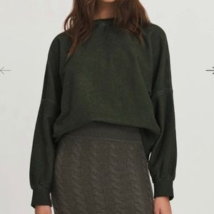 something navy blake oversized sweatshirt